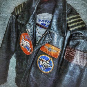 Boeing Pilot Leather Jacket